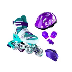 ONWHEELS - Patines Semiprofesionales Kit Protecciones S Morado