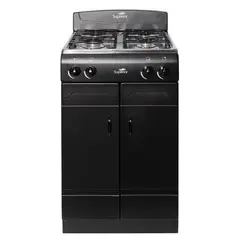 SUPERIOR - Estufa de Piso 4 Puestos Gas Natural 7015 negro