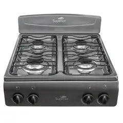 SUPERIOR - Estufa de Mesa 4 Puestos Gas Natural 7053 Gris