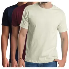 ELEMENTAL STORE - Camiseta para hombre en algodon 100% x 3 unidades
