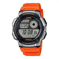 CASIO - Reloj Youth Series Ae-1000w-4bv Naranja Para Hombre