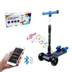 BABY ON - Patineta Scooter Con Humo Para Niños Bluetooth Luces Nebula