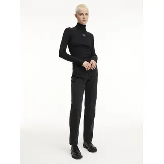 CALVIN KLEIN - Saco Manga Larga Mujer Negro