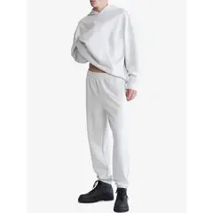 CALVIN KLEIN - Jogger Gris Deportivo Con Logo En La Pierna