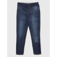 CALVIN KLEIN - Jeggings Con Logo Niña Azul