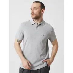 TOMMY HILFIGER - Polo Para Hombre Gris