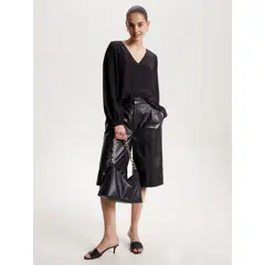 TOMMY HILFIGER - Blusa Con Cuello V Para Mujer