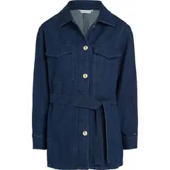 TOMMY HILFIGER - Chaqueta De Jeans Con Cinta Anudable Para Mujer