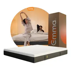 EMMA - Colchón Lite King con Soporte Ergonómico y Tecnología Alemana.