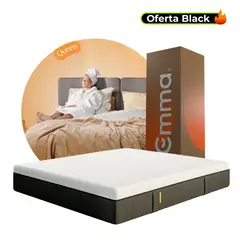 EMMA - Colchón Deluxe Queen Firmeza Media con Tecnología de Enfriamiento