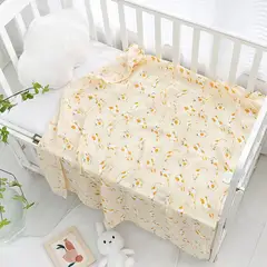 CARER SPARK - Suave Bambú Algodón Bebé Cuerpo Toalla Colchón 110×120cm Beige Gato