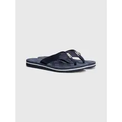 TOMMY HILFIGER - Sandalias Elevated De Textil Trenzado Mujer Azul