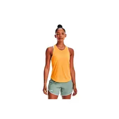 UNDER ARMOUR - Camiseta Esqueleto Streaker Mujer-Naranja