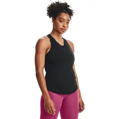UNDER ARMOUR - Camiseta Esqueleto Streaker Mujer-Negro