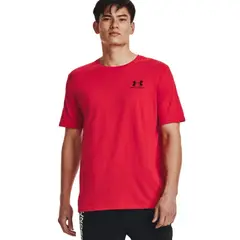UNDER ARMOUR - Camiseta Sportstyle Lc Ss-Rojo