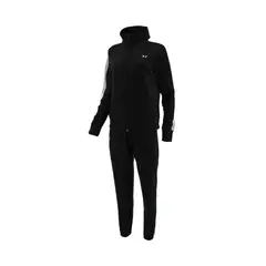 UNDER ARMOUR - Sudadera Tricot Tracksuit Mujer-Negro