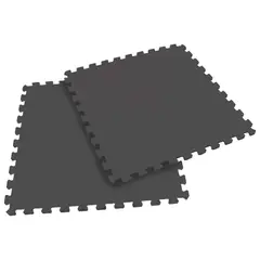 ULTIMATE FITNESS - Pack 4 Tatami 62x62x1.2 cm - Piso Gimnasio - Máquinas - Gris