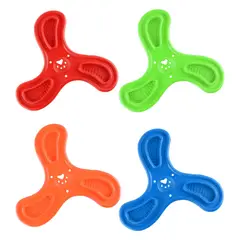 ENERGY PLUS - Kit X4 Boomerang Goma Perros Resistente Divertido