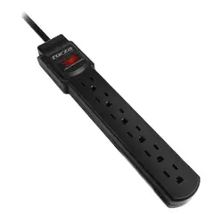 FORZA - Multitoma Ps-611ul, Extensión 90cm / 6 Tomas / 1875w
