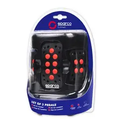 SPARCO - Pedales Carro Mecanico Vehiculo Deportivo SPC0401RS