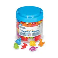 LEARNING RESOURCES - Set De Conteo Y Clasificación Dinosaurios Montessori Niños