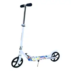 GENERICO - Scooter Metálica Ajustable Plegable Rueda De 20cm Altura 105