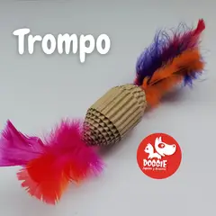 GENERICO - JUGUETE PARA GATOS TIPO TROMPO DE CARTON DOGGIE