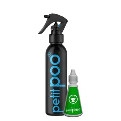 PETIT POO - Eliminador de Olores Bloqueador Gotas Baño Kit