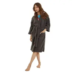 SANTANA - Levantadora Mujer Polar Gris Oscuro