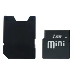 GENERICO - Tarjeta De Memoria Flash MiniSD 1Gb para Supercard o GPS.