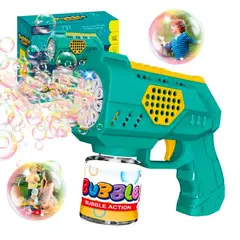 GENERICO - Pistola Maquina De Burbujas Juguete Niños Colores