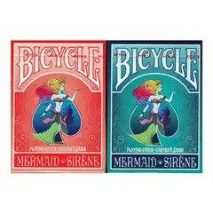 BICYCLE - Cartas Mermaid Sirene Océano Sirena Criaturas Mar.