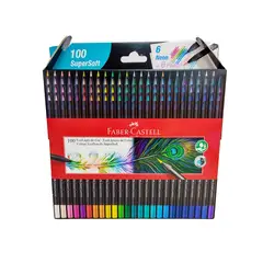 FABER CASTELL - Colores Supersoft X 100 Unds