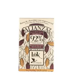 GENERICO - Barra Chocolate Oscuro Lok Alianza 92% X 85G