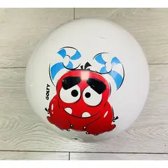 GOLTY - Pelota De Caucho Niko Monsters En Pvc Juguete Niños Blanco