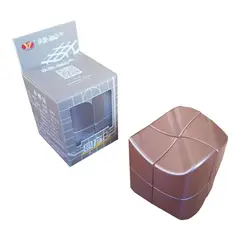 YJ - Cubo Rubik 2x2 Yuanfang Mirror Modificacion Plateado - Rosado St