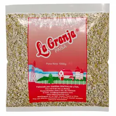LA GRANJA PAISA - Avena Hojuela Partida Precocida 1kg