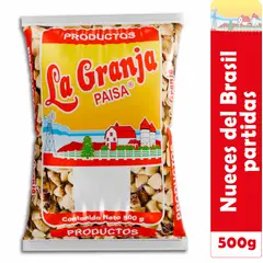 LA GRANJA PAISA - Nuez del Brasil Partidas 500g