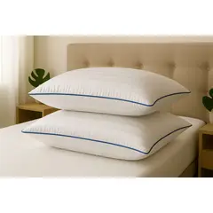 NUBEFLEX - Set X2 Almohadas Premium Hoteleras 100% Algodón
