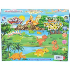 JUGUETELANDIA - PLASTILINA DINOPARK CAJA PARA NIÑOS