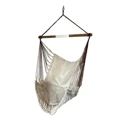 GENERICO - Silla colgante de techo color beige