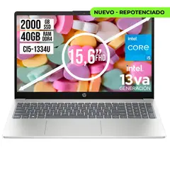 HP - PORTATIL INTEL CORE I5-1235U SSD 2TB RAM 40GB LED 15.6 HD