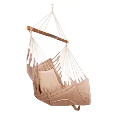 GENERICO - Silla colgante de techo color rosa