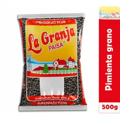 LA GRANJA PAISA - Pimienta negra en grano 500g