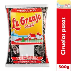 LA GRANJA PAISA - Ciruelas Pasas Deshidratadas Naturales 500g