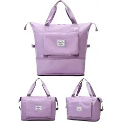 ONE PIXEL - Bolso De Mano Viajero Plegable Expandible Lila
