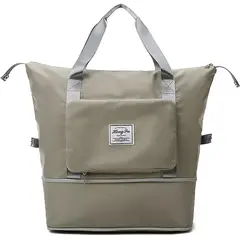 ONE PIXEL - Bolso De Mano Viajero Plegable Expandible Gris