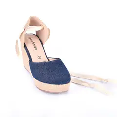 PRICE SHOES - Priceshoes Plataformas Para Dama 882DANNAINDIGO