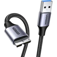 UGREEN - Cable USB 3.0 A Micro B Disco Duro Externo 5 Gbps Datos 1m
