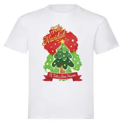 VANIDADES COLLECTIONS - Camiseta Navidad Árbol Camiseta Unisex Navidad Árbol